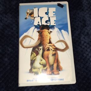 Old 20th century Fox productions Ice Age vhs movie vintage clamshell
